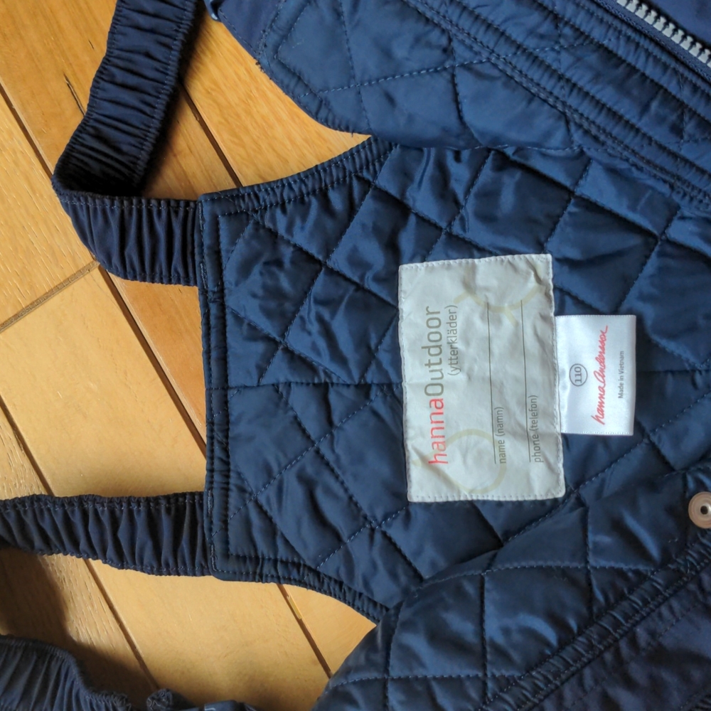 Hanna Andersson Snow Overalls - Size 110